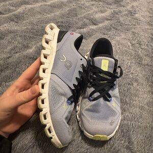 ON Women's Athletic Shoes - Blue and White